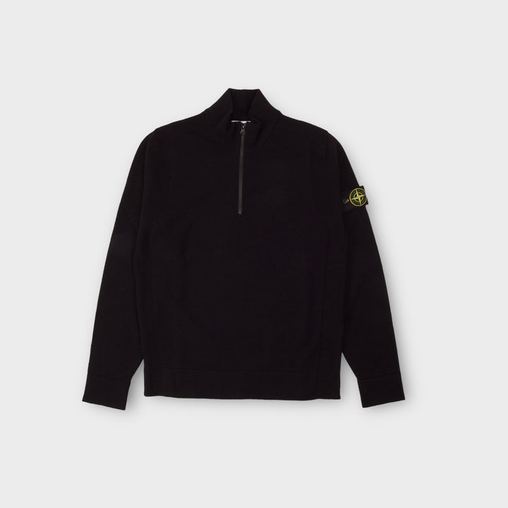 Stone Island 521A1 Q-Zip Knit I Sort