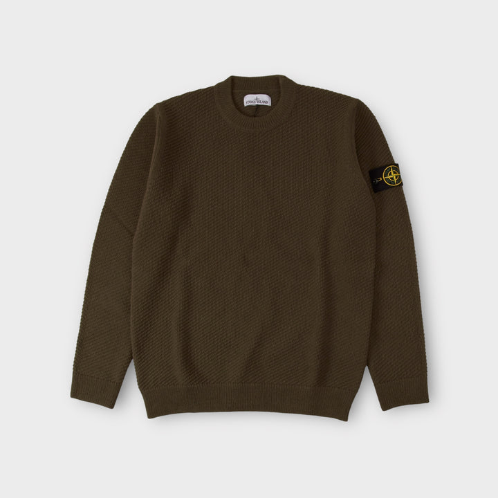 Stone Island 531B6 Crewneck Knitwear In Green