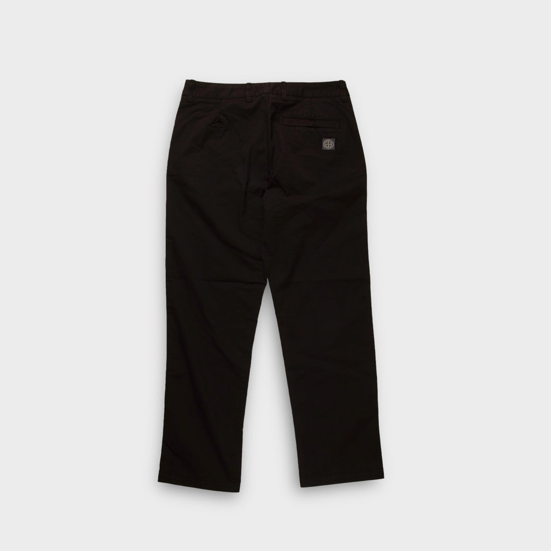 Stone Island 34310 Regular Chino In Black