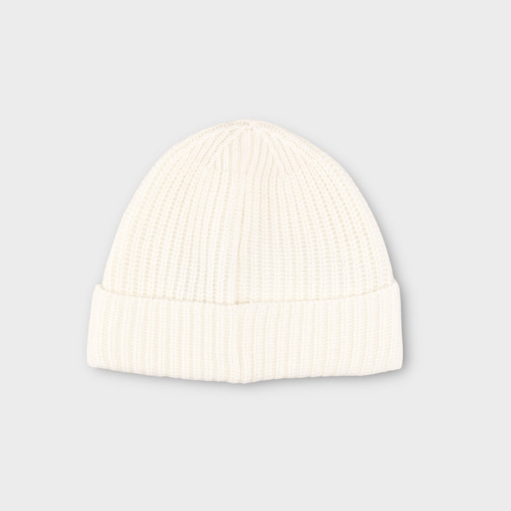 Stone Island N10B5 Knit Beanie In Cream