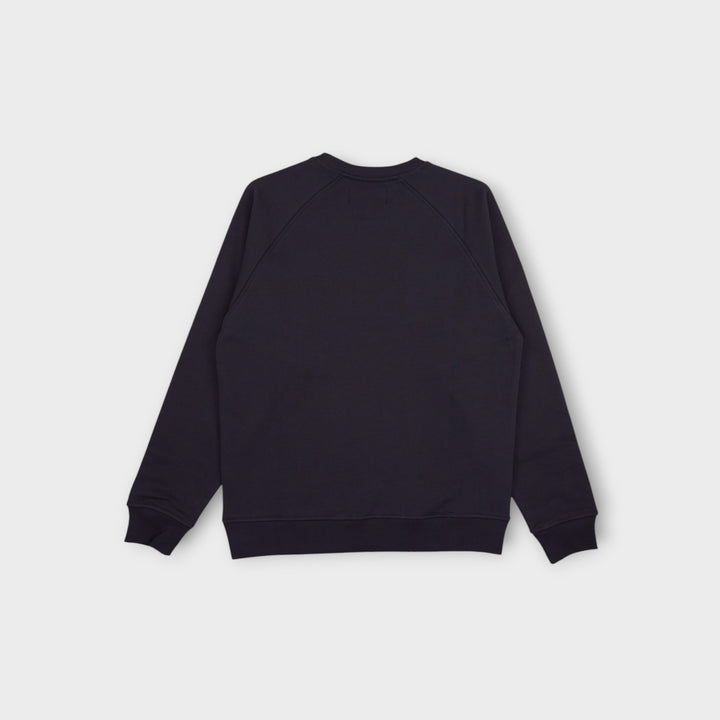 Le Fix Burger Chain Emb. Crewneck I Navy