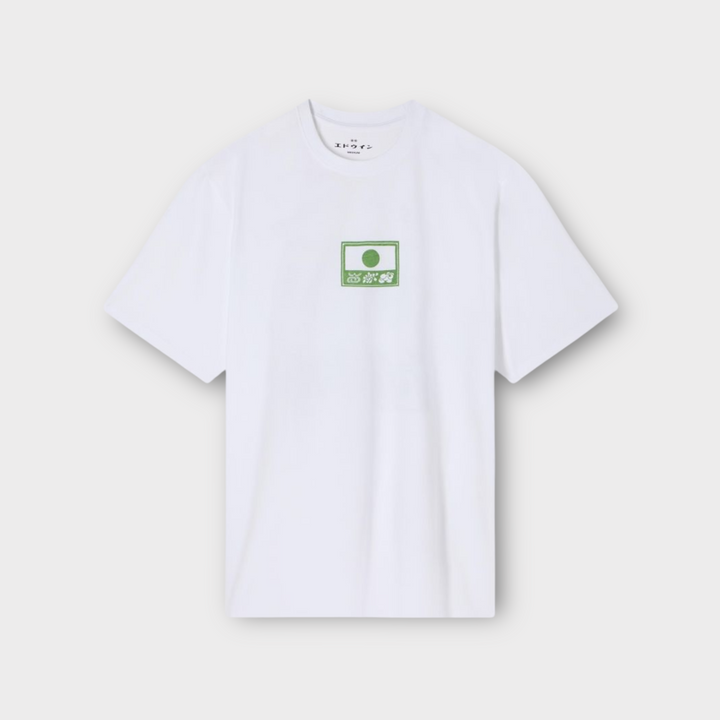 Edwin Staff Garment Washed T-shirt I Hvid