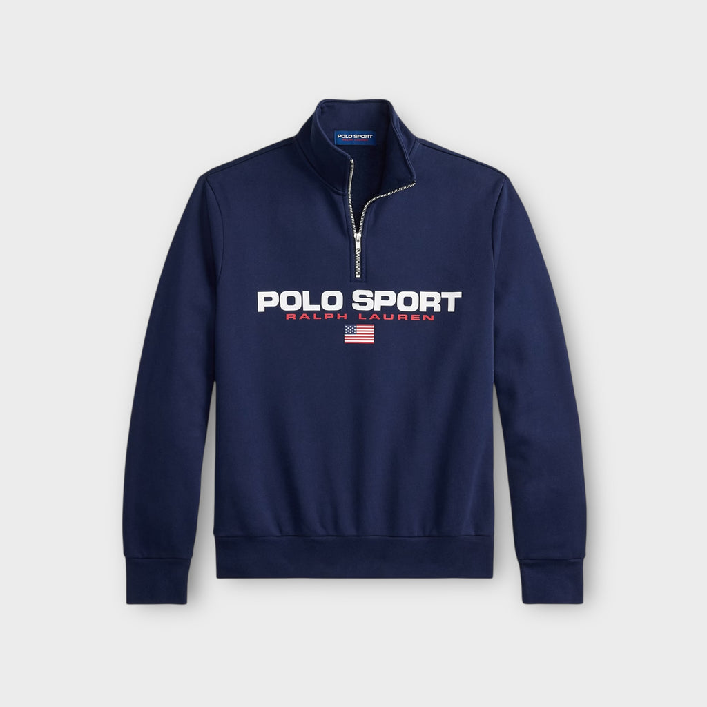 Ralph Lauren Polo Sport Fleece Q Zip Navy | Le Fix – Le-fix.com
