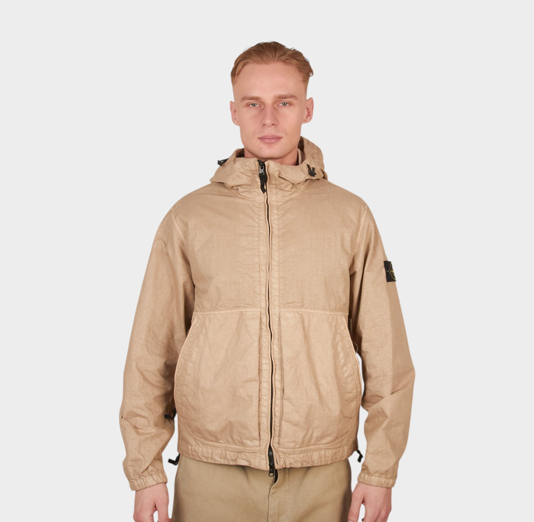 teknisk jakke i desert med nylon panama tc og let konstruktion
