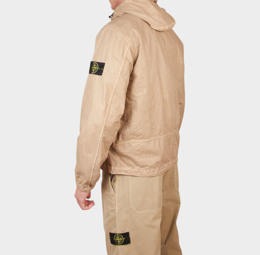 desert hooded jacket i nylon panama tc med stilrent design