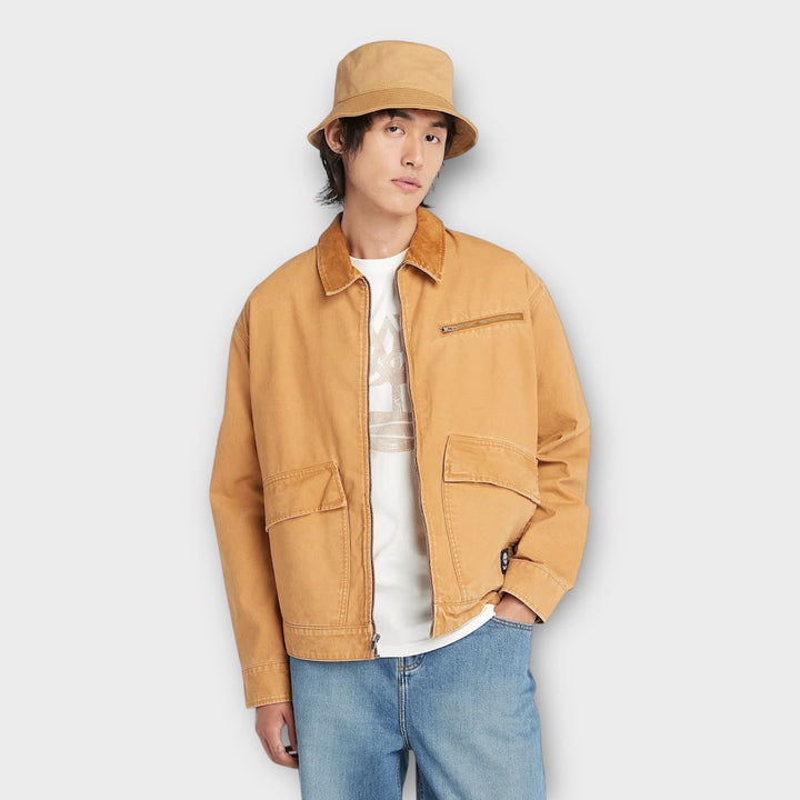 Timberland Washed Canvas Jakke I Wheat