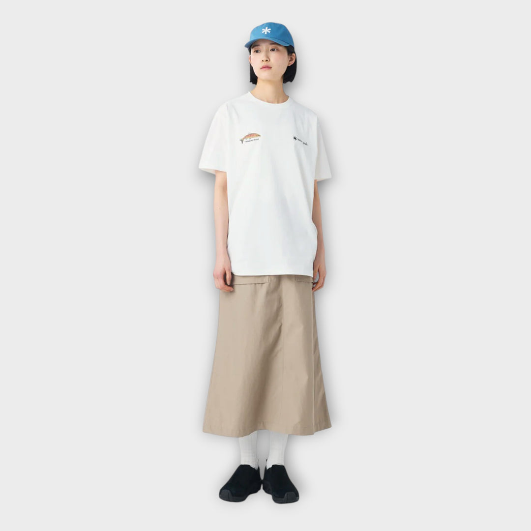 Snow Peak Northland Trout Dry T-Shirt I Off White