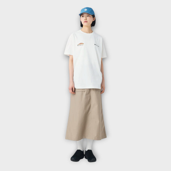 Snow Peak Northland Trout Dry T-Shirt I Off White