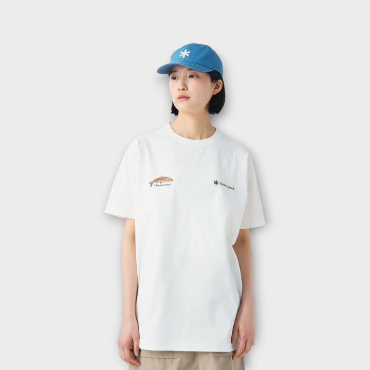 Snow Peak Northland Trout Dry T-Shirt I Off White