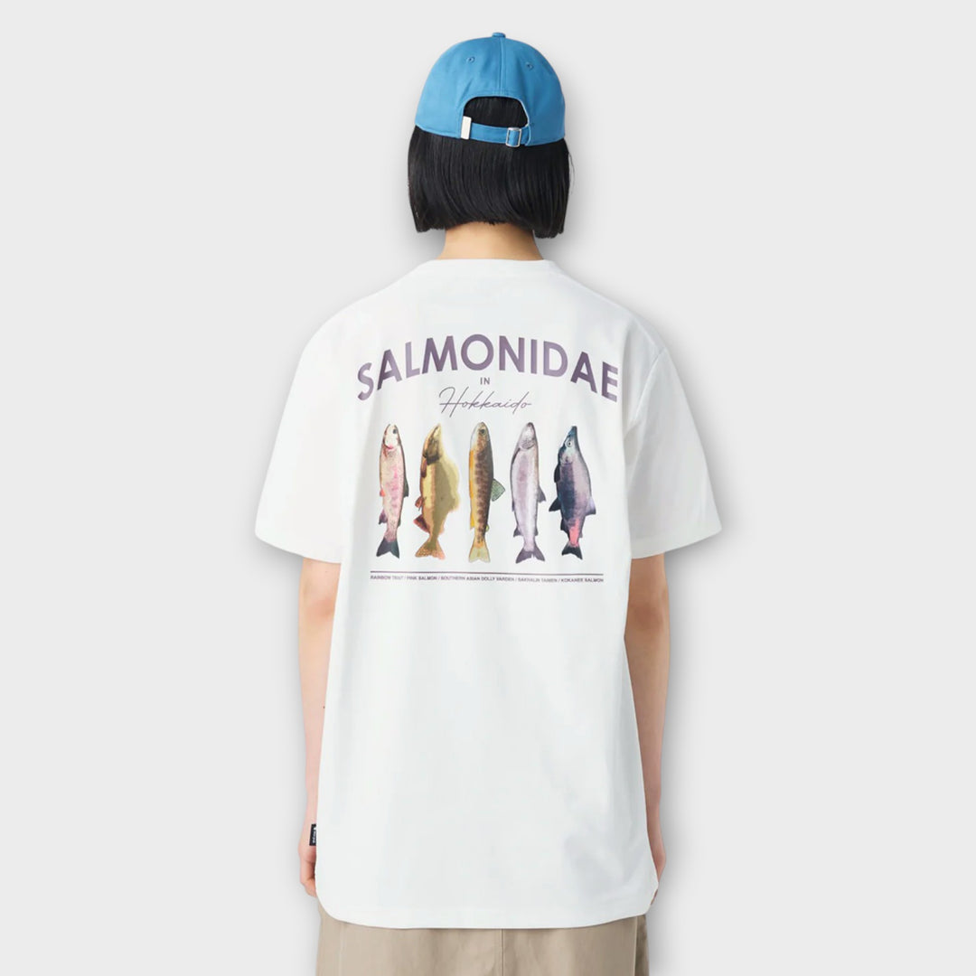 Snow Peak Northland Trout Dry T-Shirt I Off White