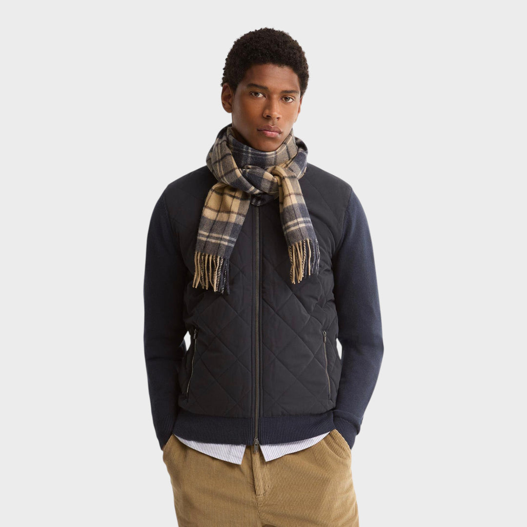 Barbour Lambswool & Cashmere Scarf I Sand Beige