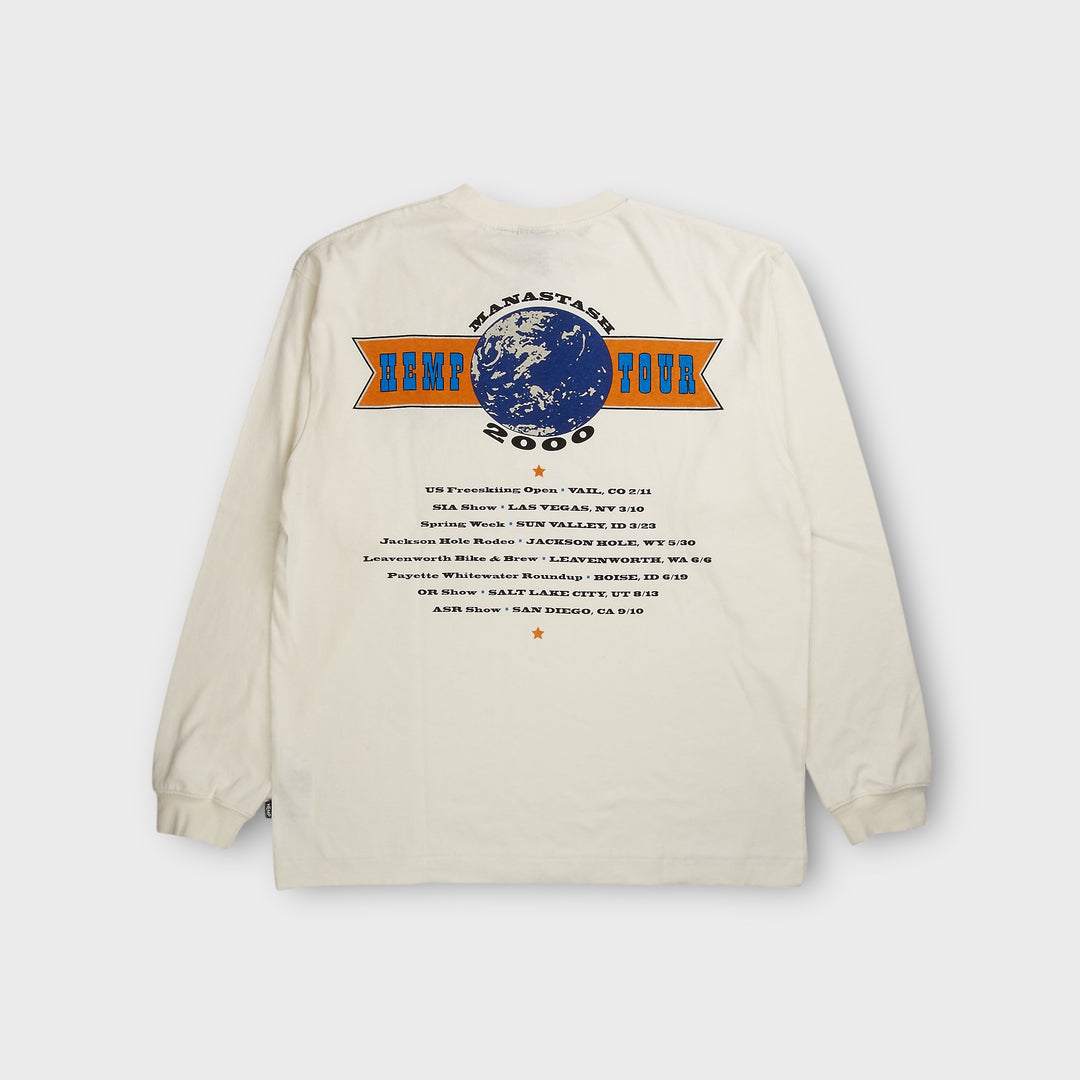 Manastash Long Sleeve Hemp Tour T-Shirt In White