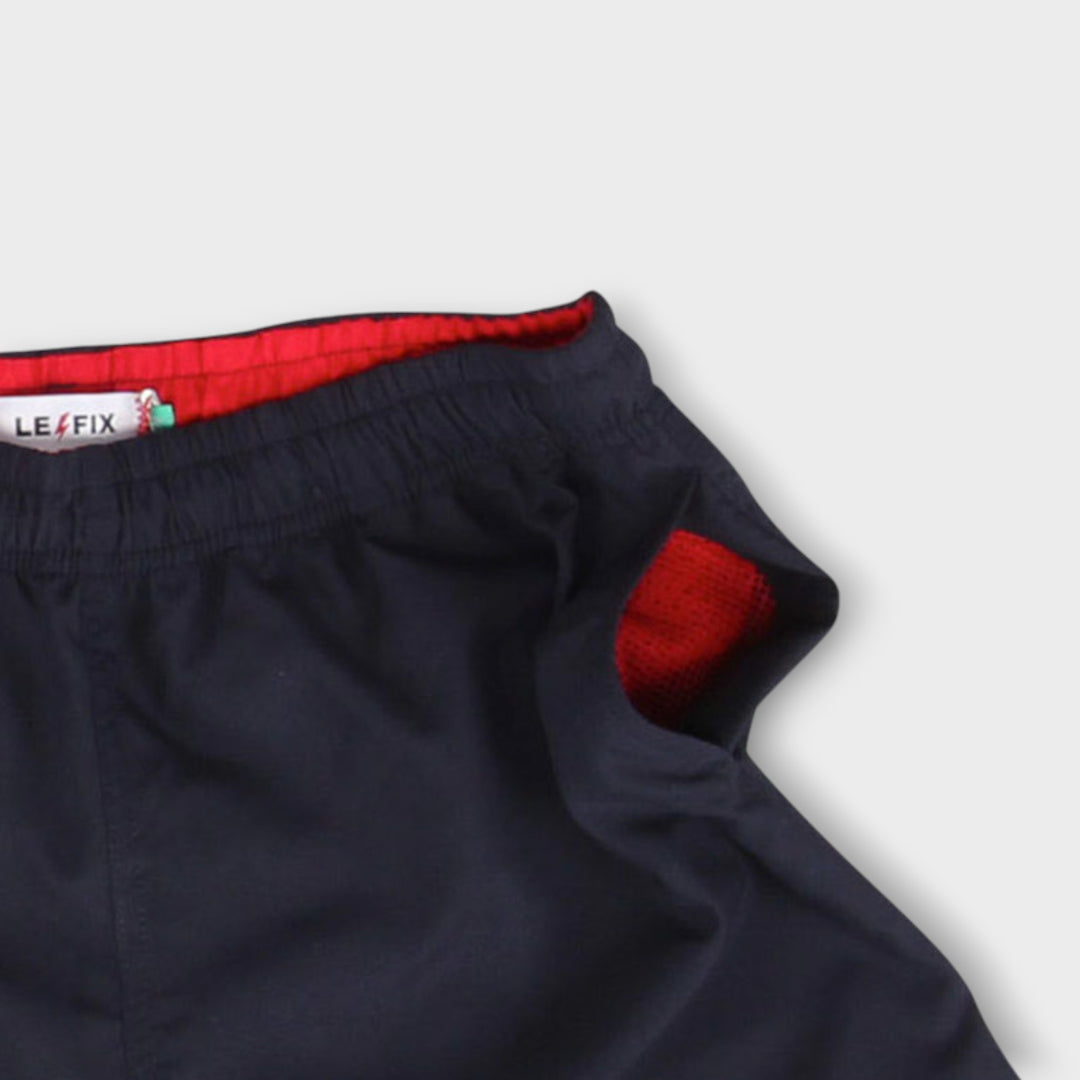 LE FIX PATCH SWIM SHORTS