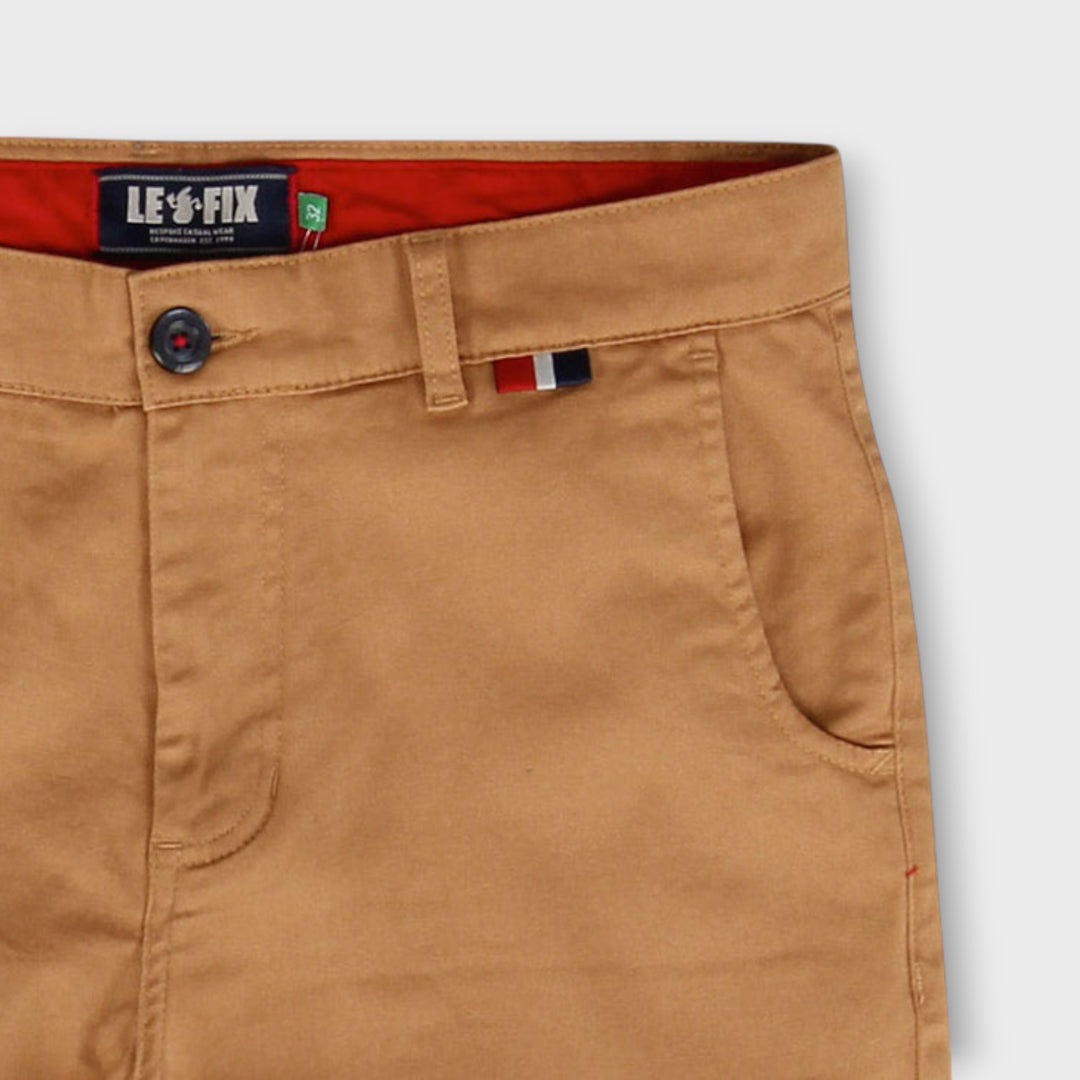 Le Fix Chino Shorts I Khaki