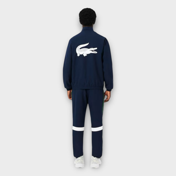 Lacoste Sport Printed Tracksuit I Navy Blå/Hvid