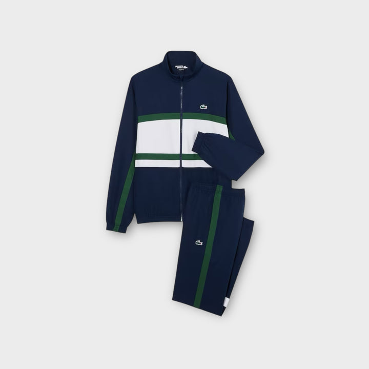 Lacoste Sport Printed Tracksuit I Navy Blå/Hvid