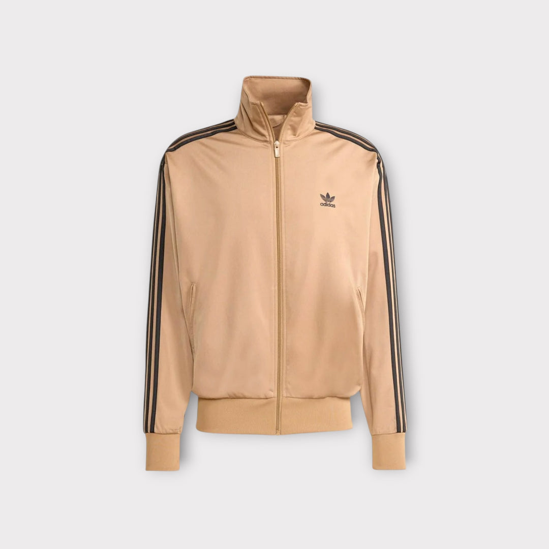 Adidas Adicolor Woven Firebird Track Top i cardboard/black.