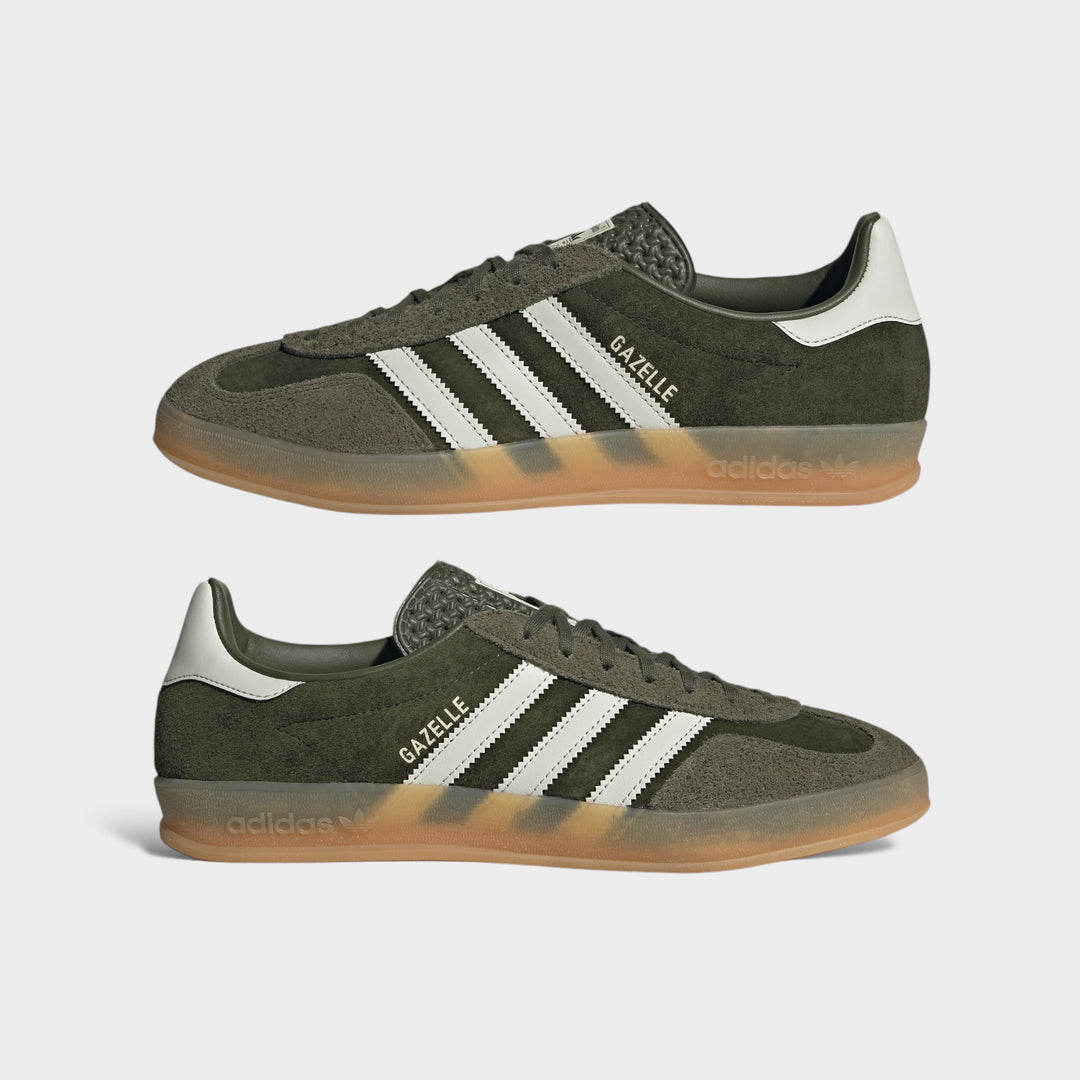 Grønne Adidas Gazelle Indoor sko med aluminium detaljer