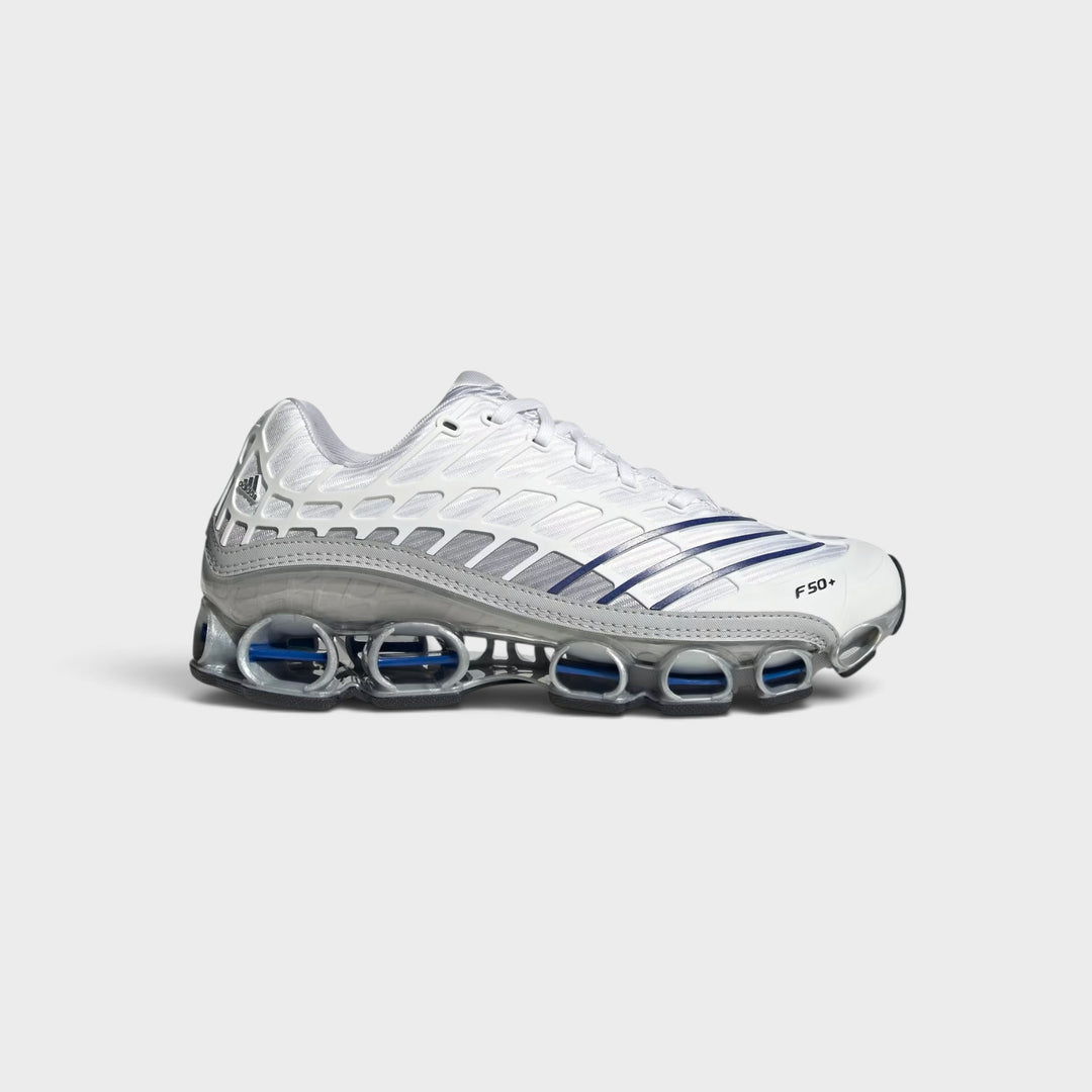 Adidas Megaride F50 i Cloud White/Lucid Blue/Grey Two.