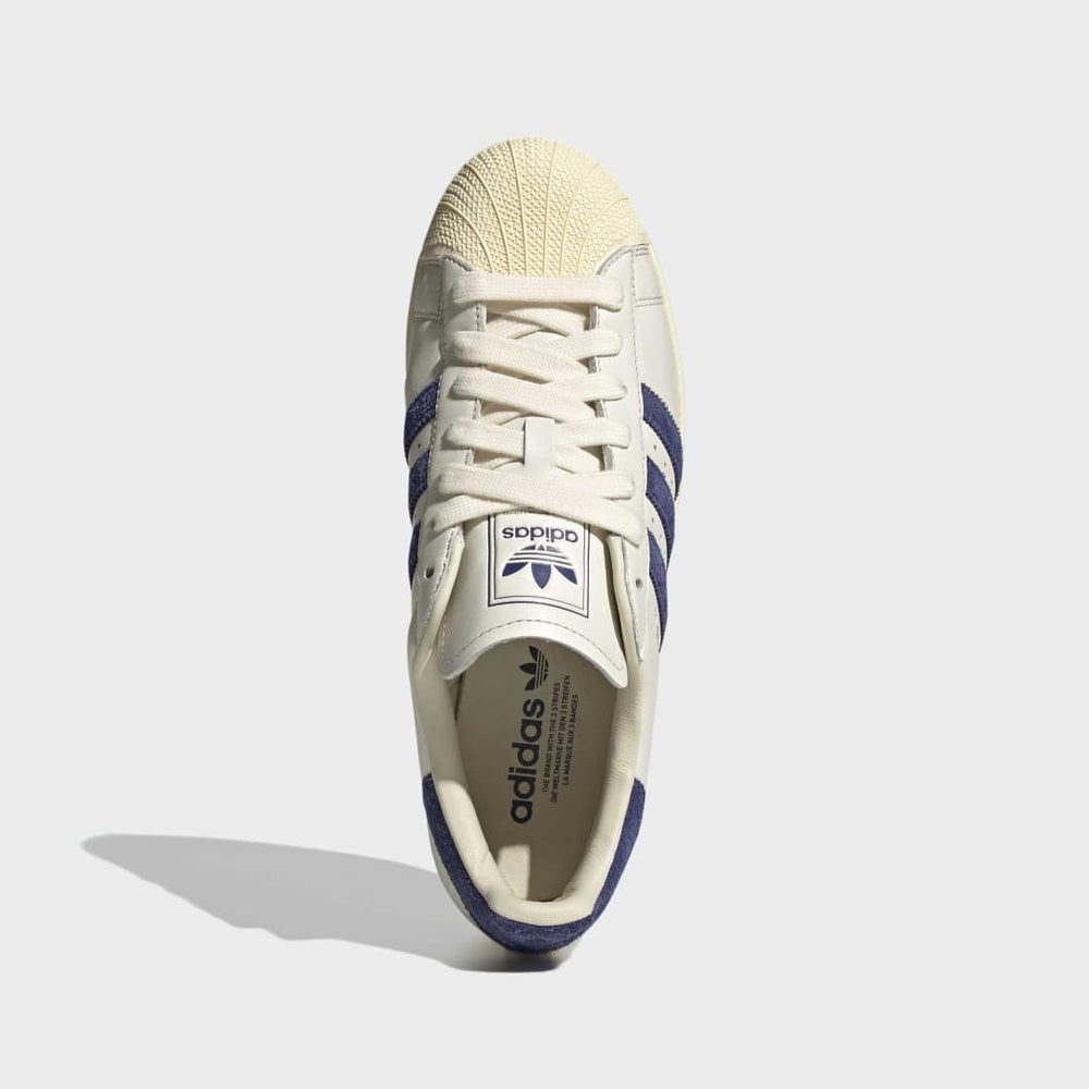 Adidas Originals Superstar II sneakers i hvid og navy.