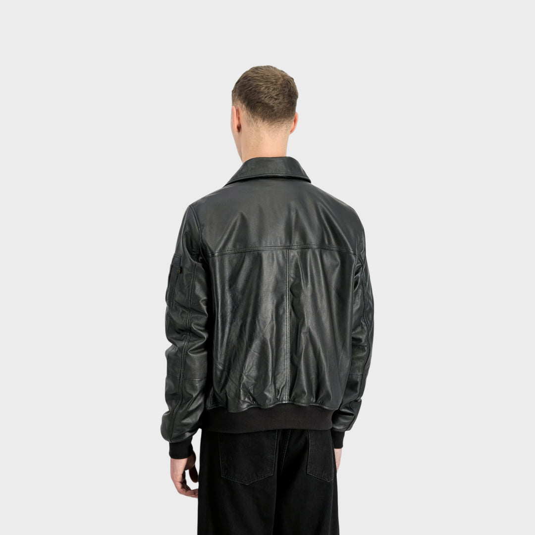 Alpha Industries 266106-03 CWU-45/P Leather Bomber Jacket