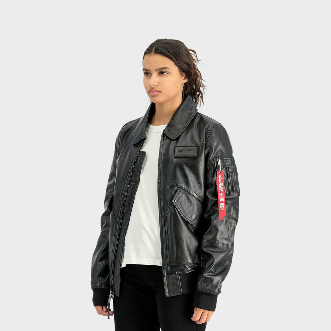 Alpha Industries CWU-45/P læderjakke til herre