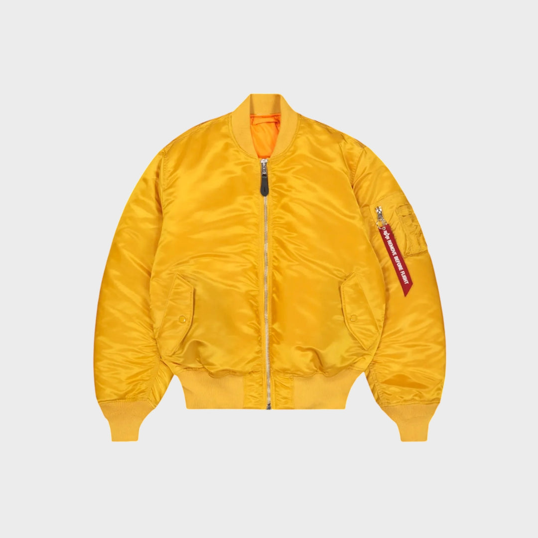 Alpha Industries MA-1 Heritage Bomberjakke i Wheat