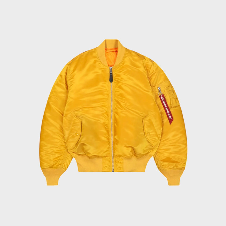 Alpha Industries MA-1 Heritage Bomberjakke i Wheat