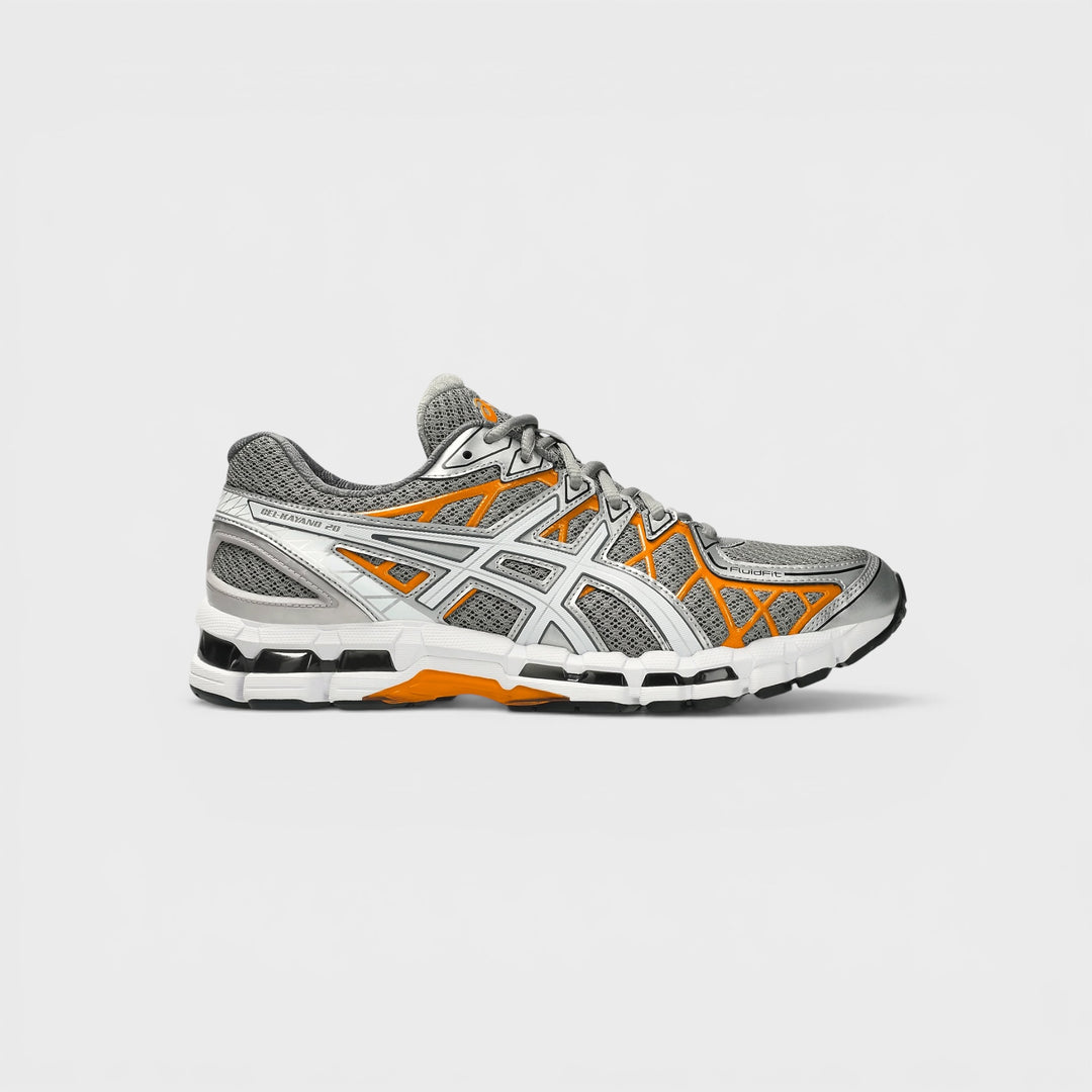 Asics Gel-Kayano 20 i Clay Grey/White