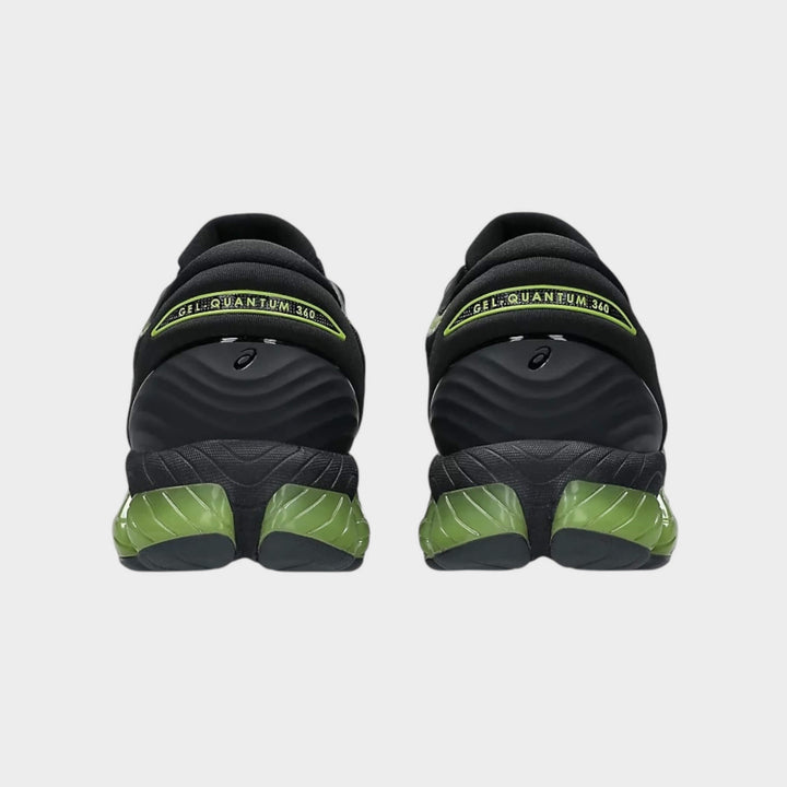 Asics Gel-Quantum 360 VIII Black Green Apple rubber sole