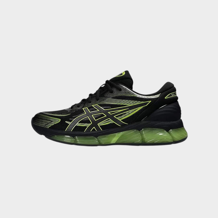 Asics Gel-Quantum 360 VIII in Black Green Apple front view