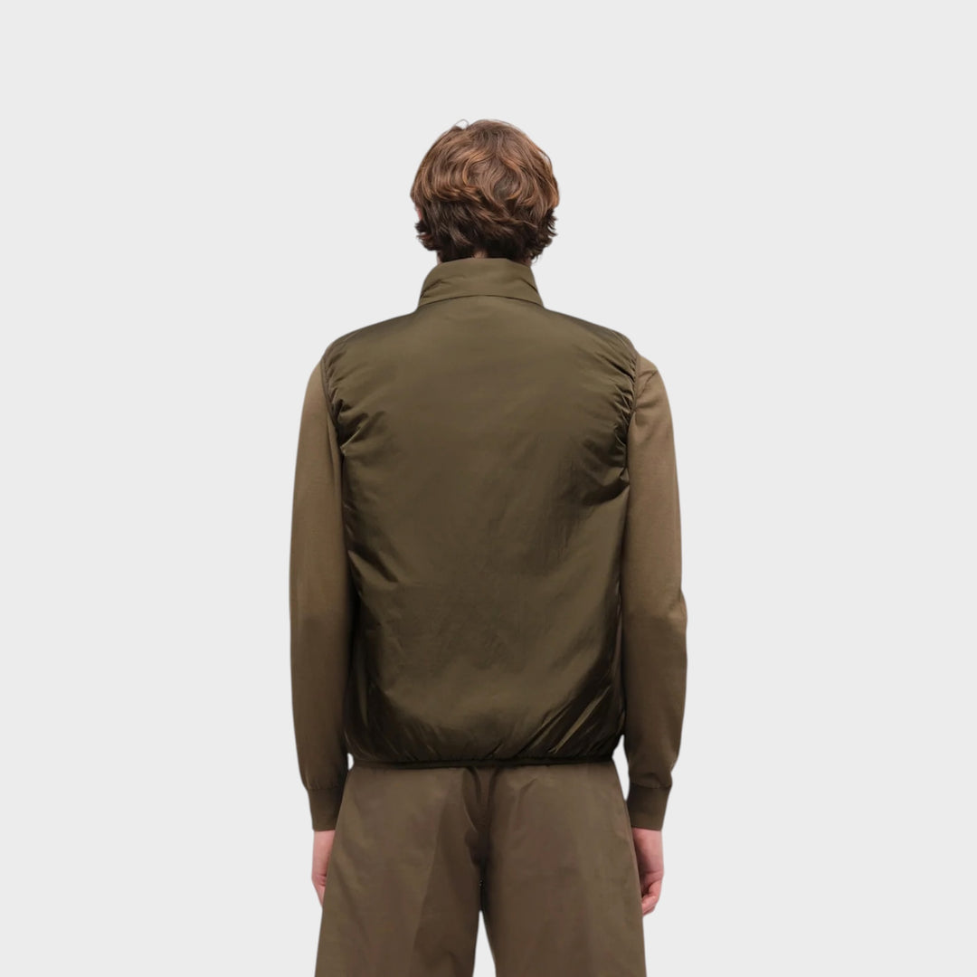 ASPESI Gilet Jil Vest i Military pæn vest til mænd slim fit simpel business le fix aspesi