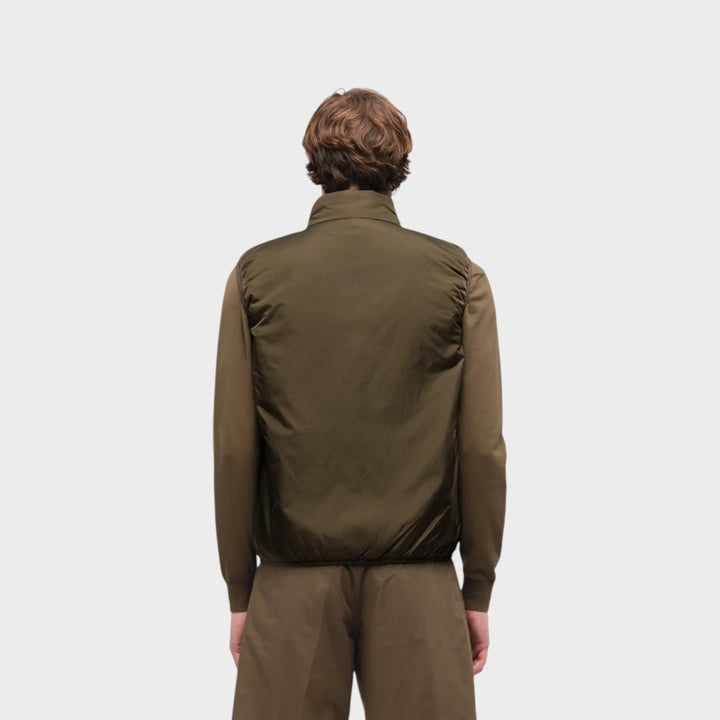 ASPESI Gilet Jil Vest i Military pæn vest til mænd slim fit simpel business le fix aspesi