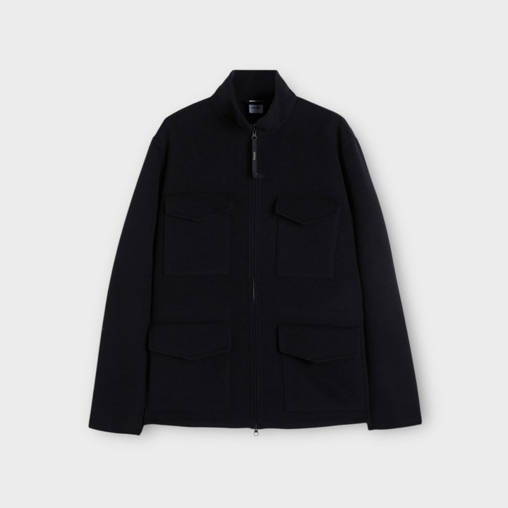 Aspesi Giubbotto Nelson Uldjakke i navy fra Le Fix