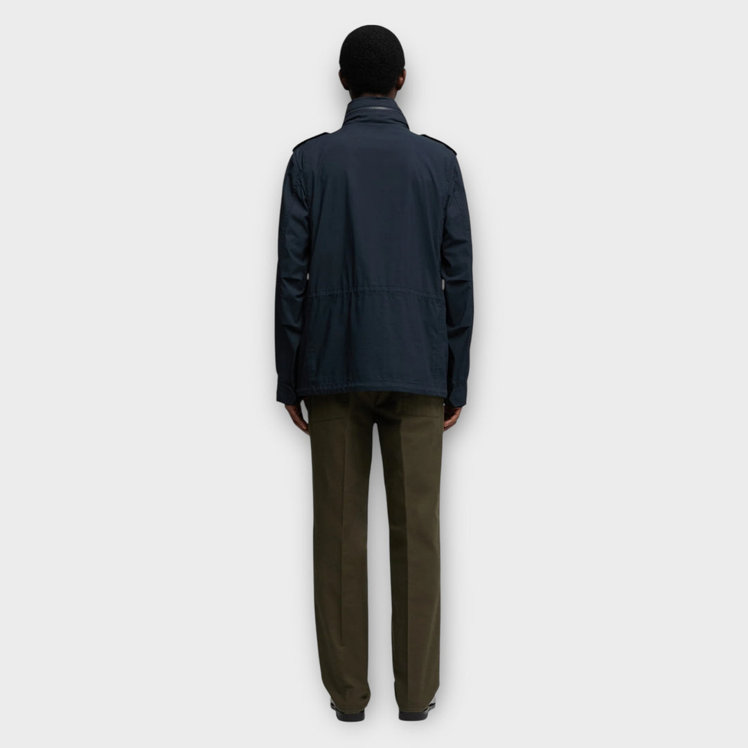 Aspesi Minifield Cot navy jakke set forfra