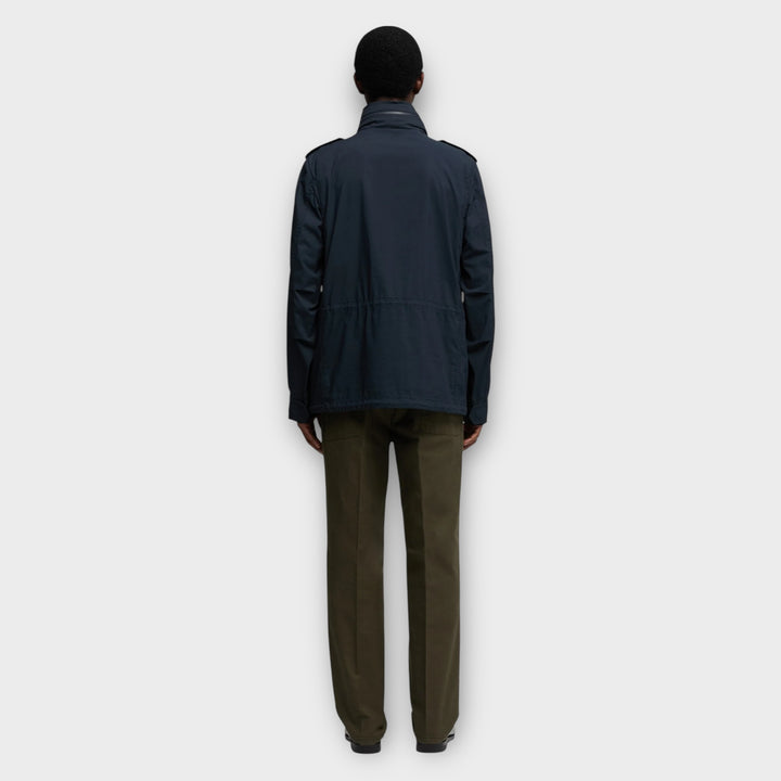 Aspesi Minifield Cot navy jakke set forfra