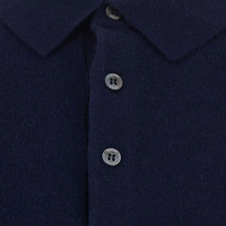 Aspesi Maglia Polo med klassisk polokrave i Navy.