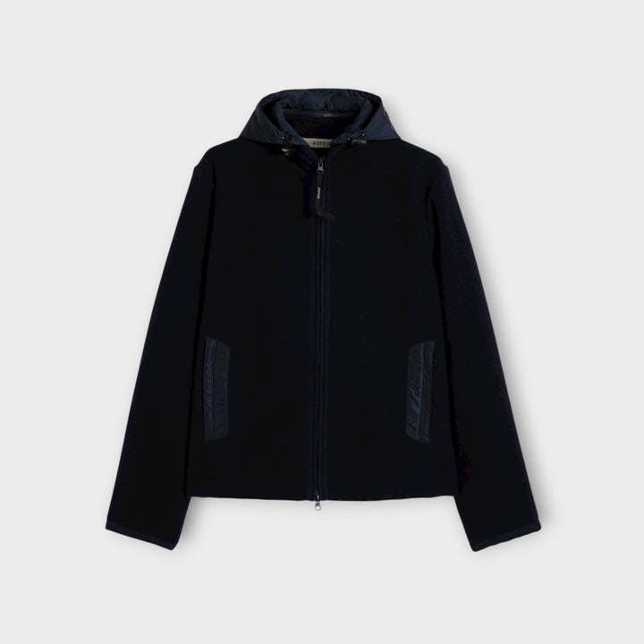 Aspesi Werner Shetland Wool Jakke i Navy til herre