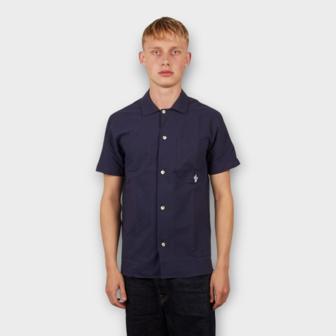 Le Fix Ziczac Pattern Short Sleeve Shirt