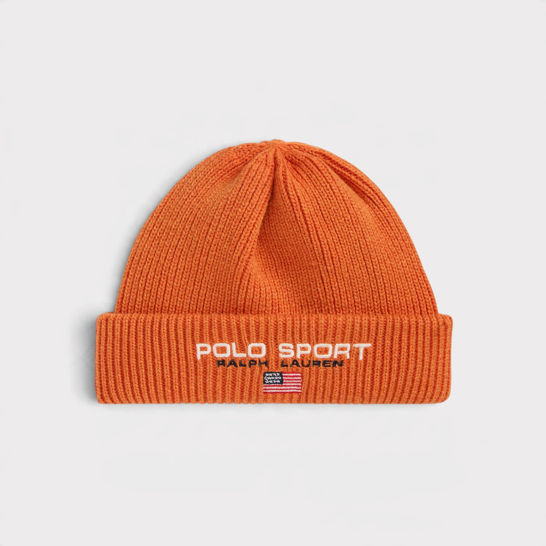 Ralph Lauren Sports beanie I Orange