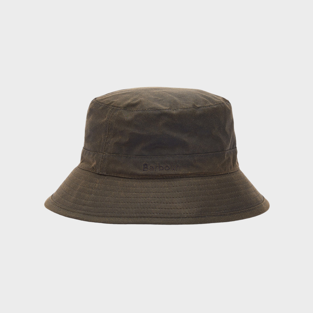 Barbour Wax Bucket Hat grøn – klassisk vandafvisende hat