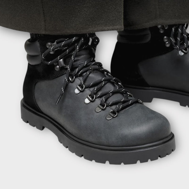 Birkenstock Jackson 2.0 vinterstøvle i Black med kork-fodseng