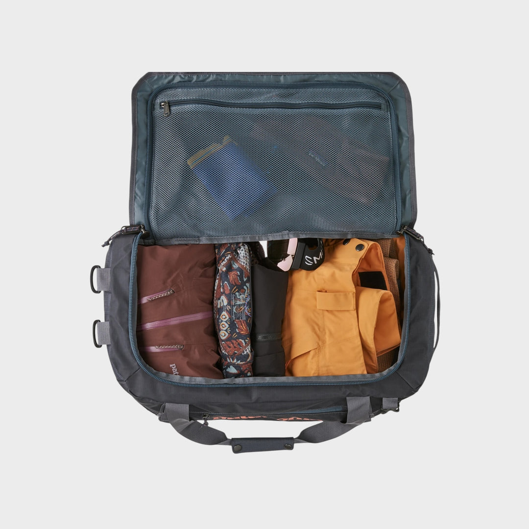 Black Hole Duffel 40L genanvendt rejsetaske sort mat finish weekendtaske pendlertaske