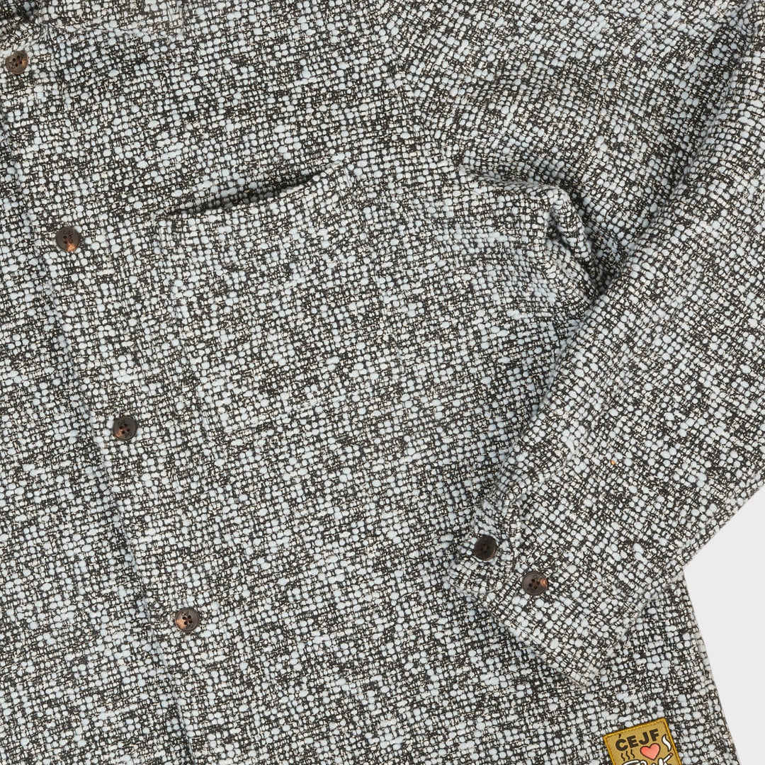 Limited edition CEJF overshirt with genuine horn buttons