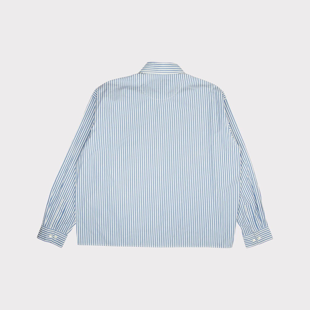 Limited edition striped cotton shirt with Polako artwork