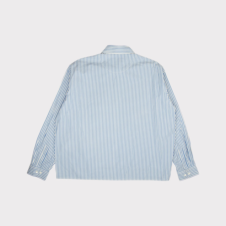Limited edition striped cotton shirt with Polako artwork