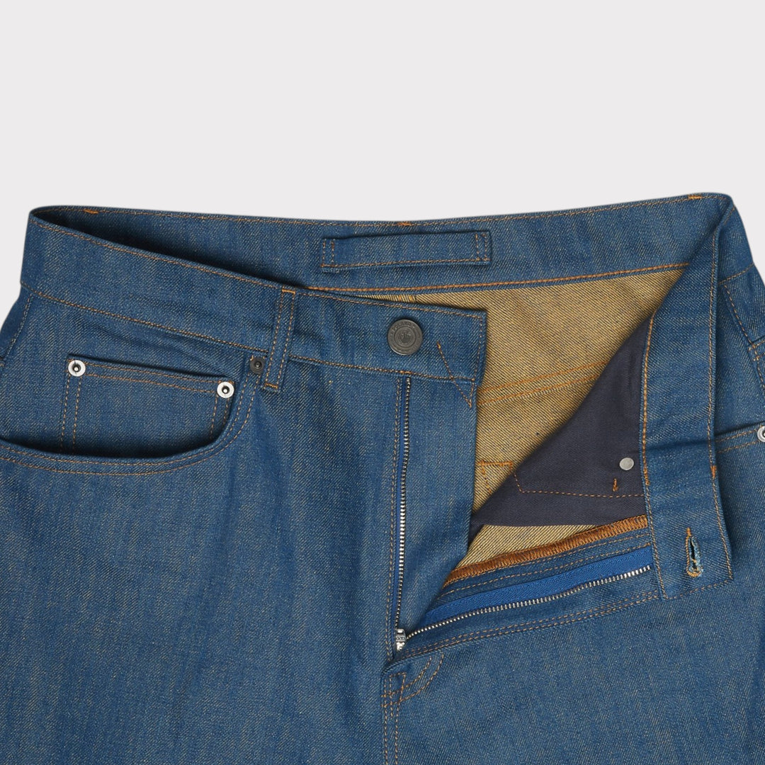 - CEJF collaboration jeans with French jacquard details