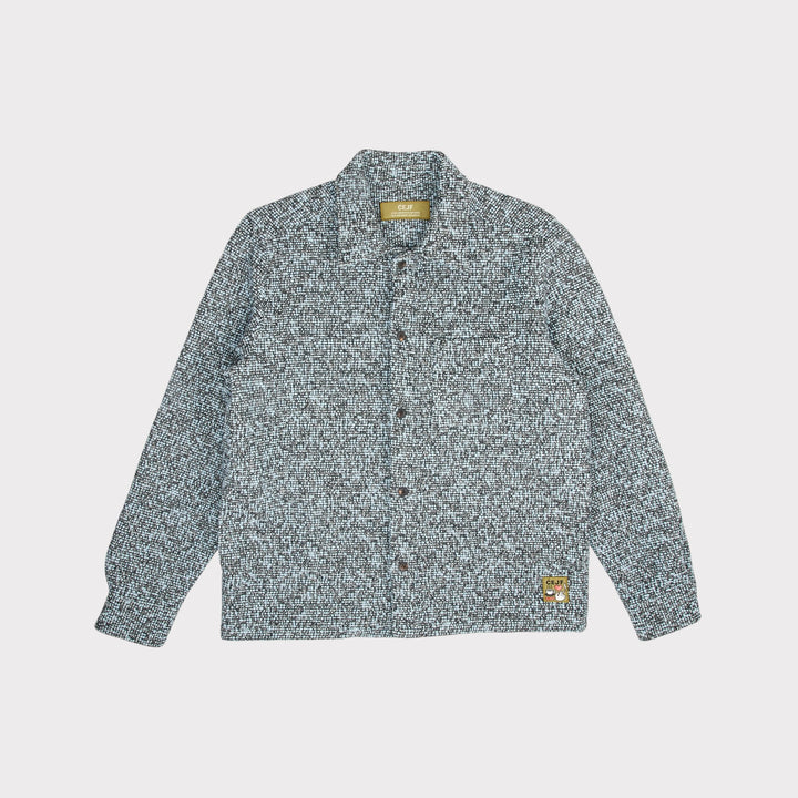 CEJF x Benny Brankovic overshirt in special Kvadrat fabric