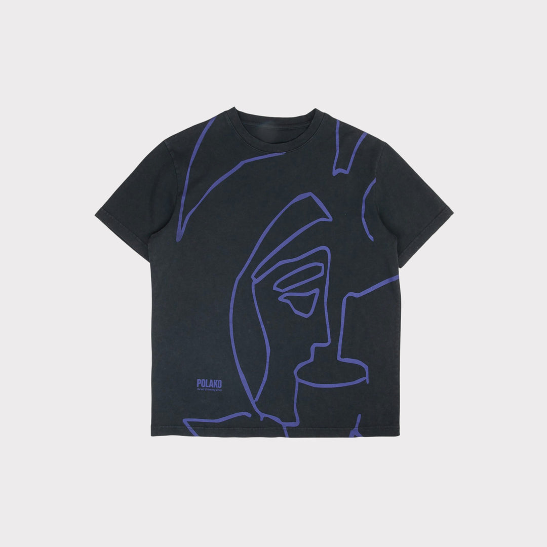 CEJF x Benny Brankovic Polako printed T-shirt in black
