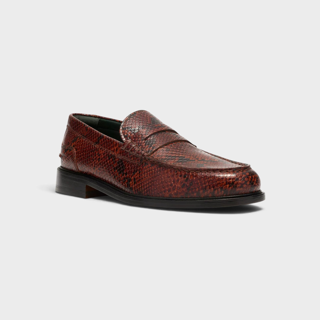 Clarks Craft James Lo i Brown Snake